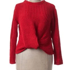 Beckaro Pulls Fille Couleur Rouge