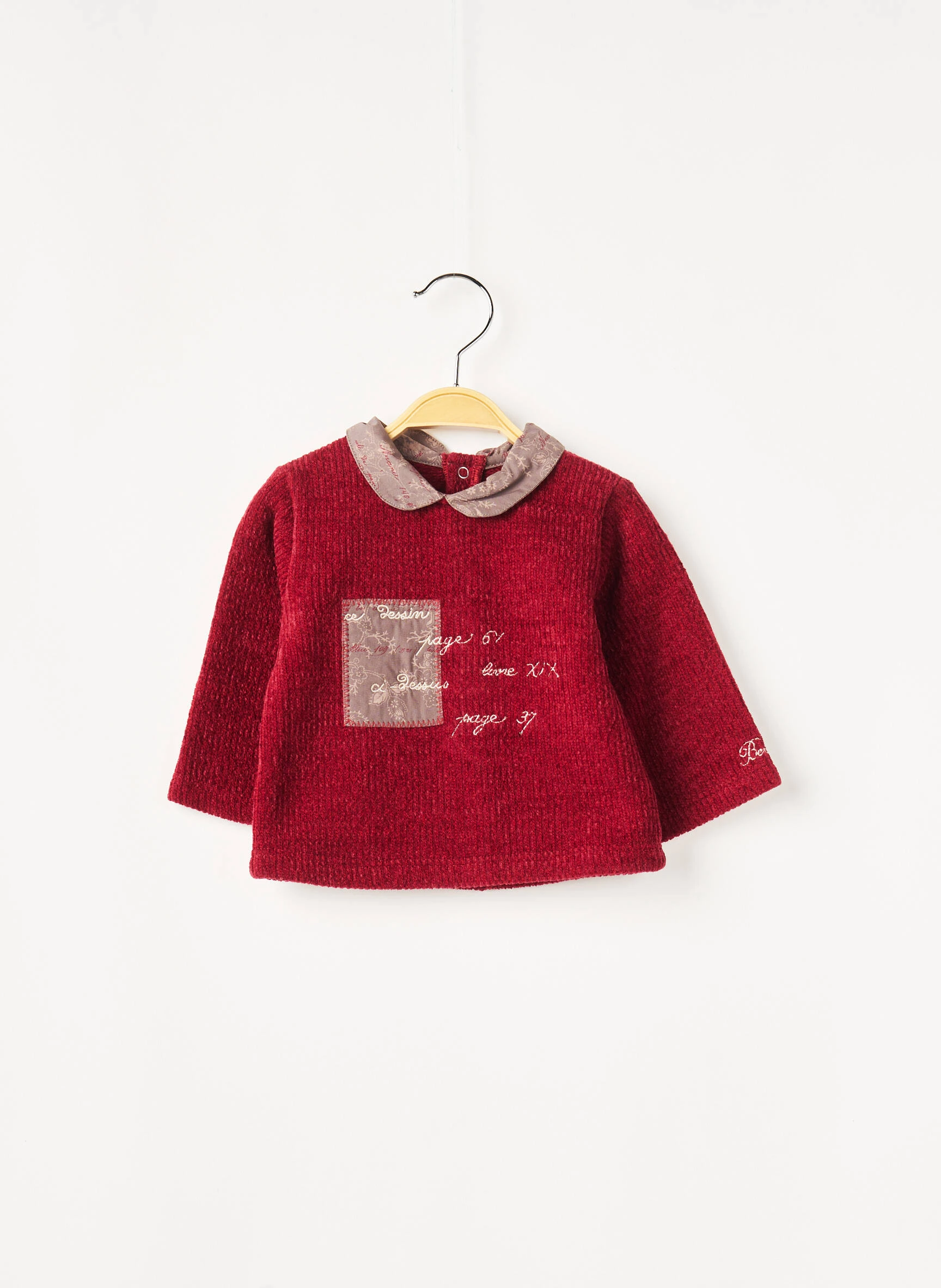 Berlingot Pulls Fille Couleur Rouge