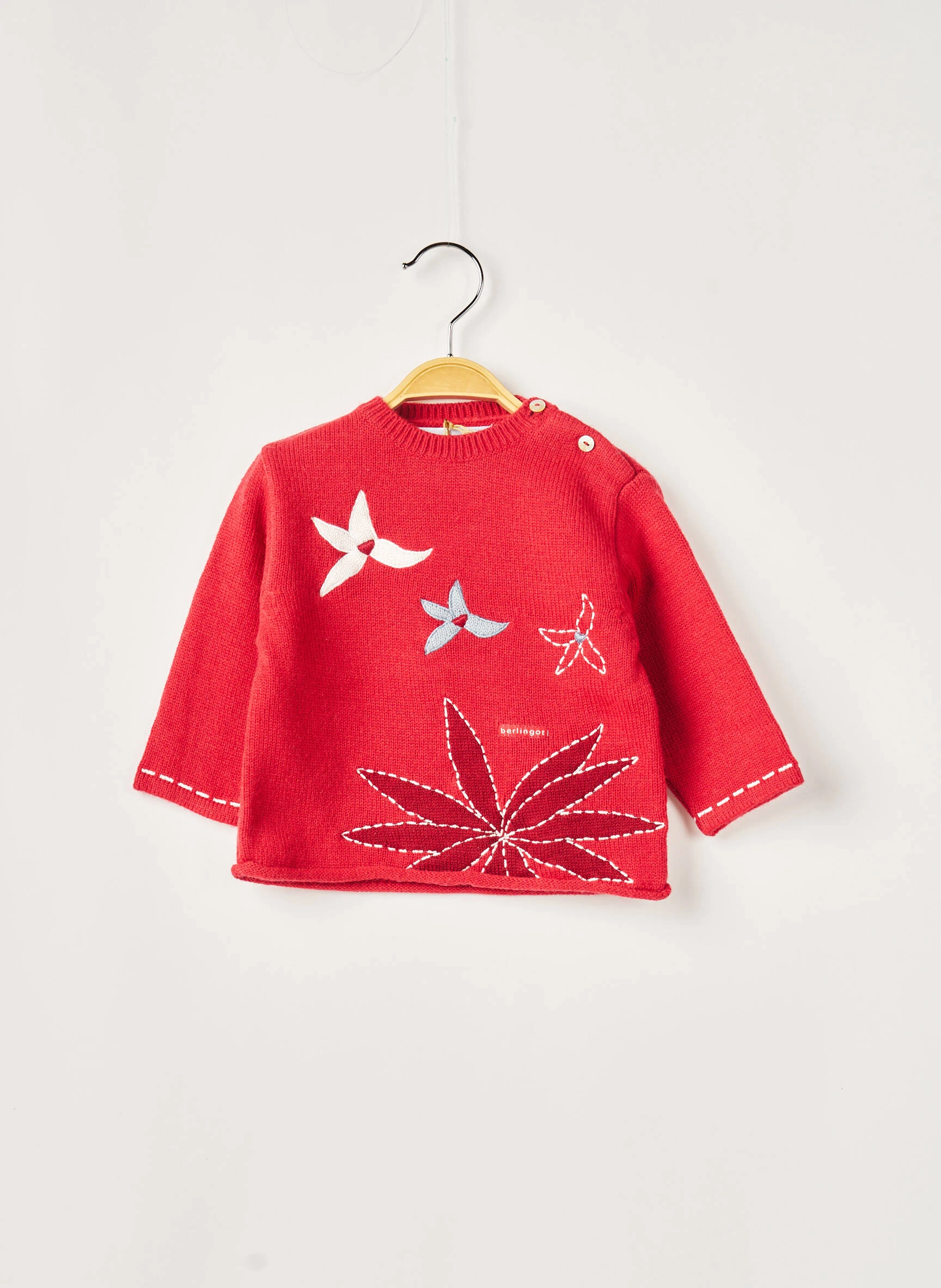 Berlingot Pulls Fille Couleur Rouge