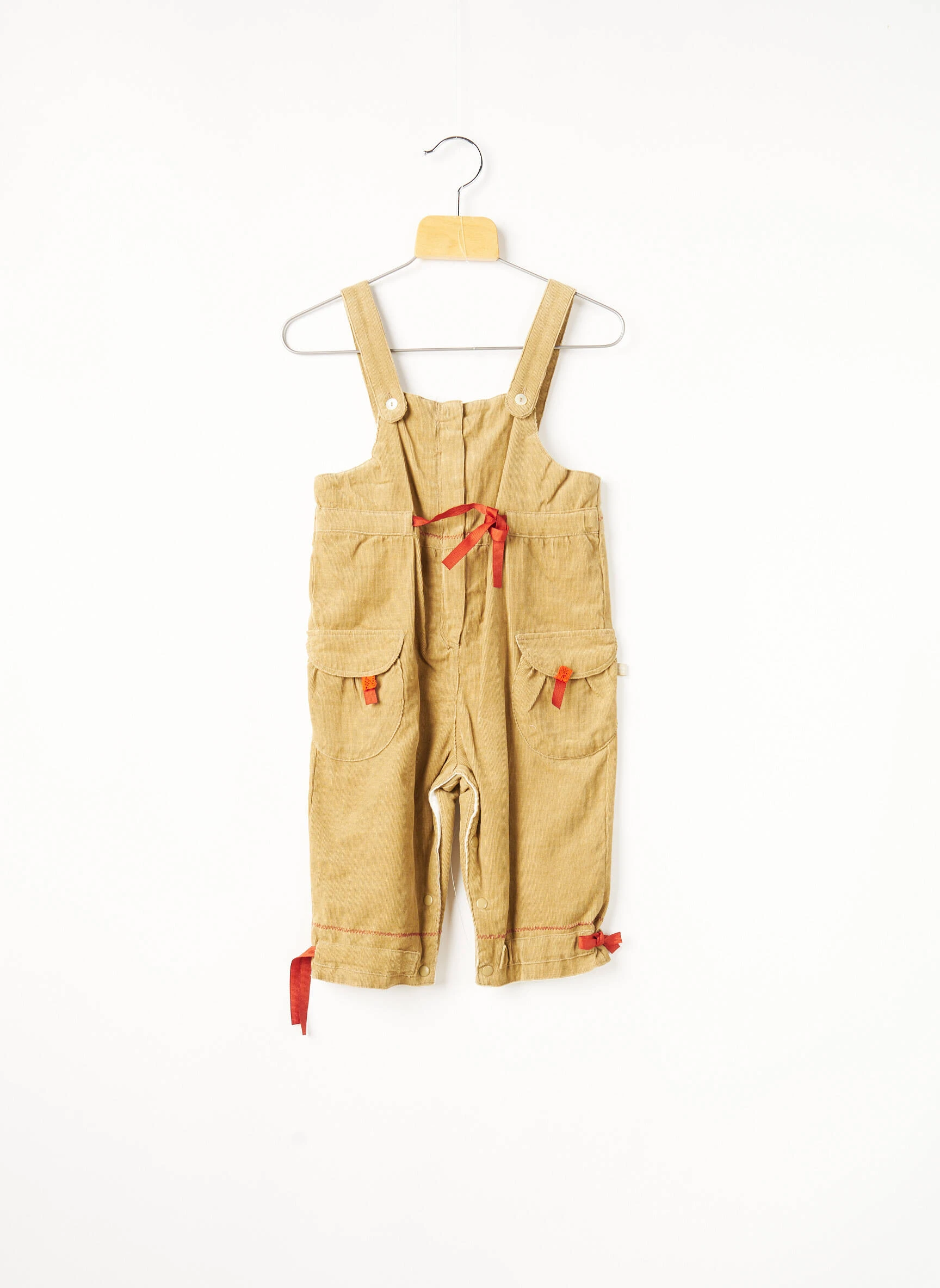 Lapin Bleu Salopettes Fille Couleur Beige