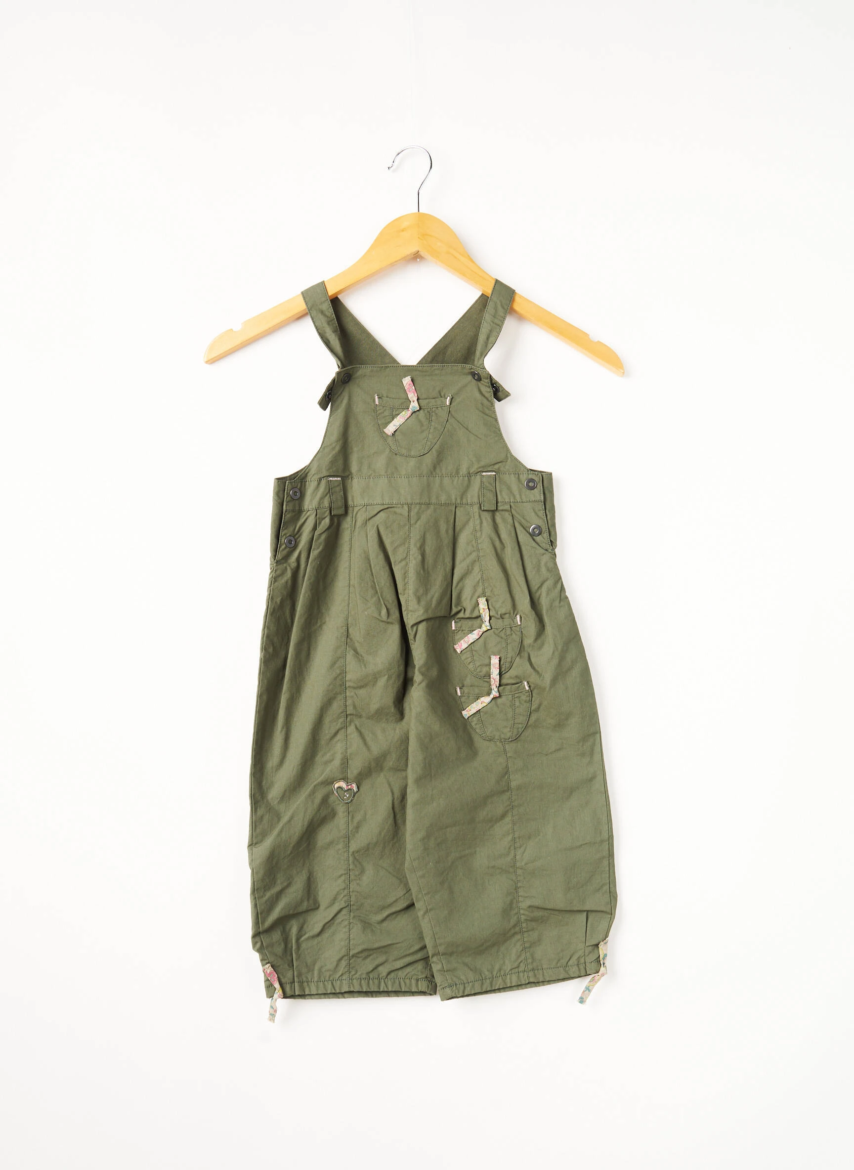 Lapin Bleu Salopettes Fille Couleur Vert