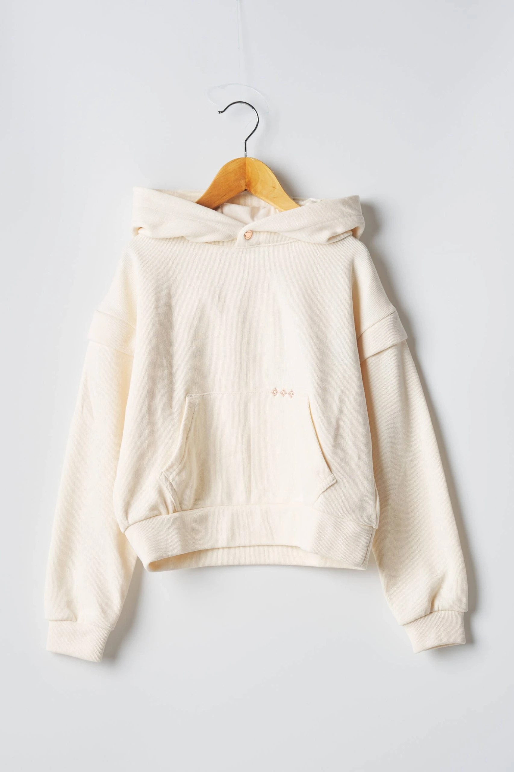 Teddy Smith Sweat Capuche Fille Couleur Beige