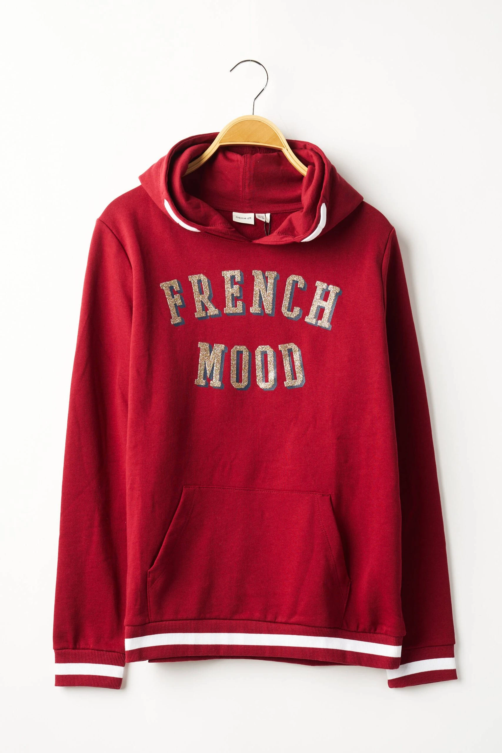Name It Sweat Capuche Fille Couleur Rouge
