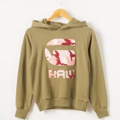 G-Star G Star Sweat Capuche Fille Couleur Vert