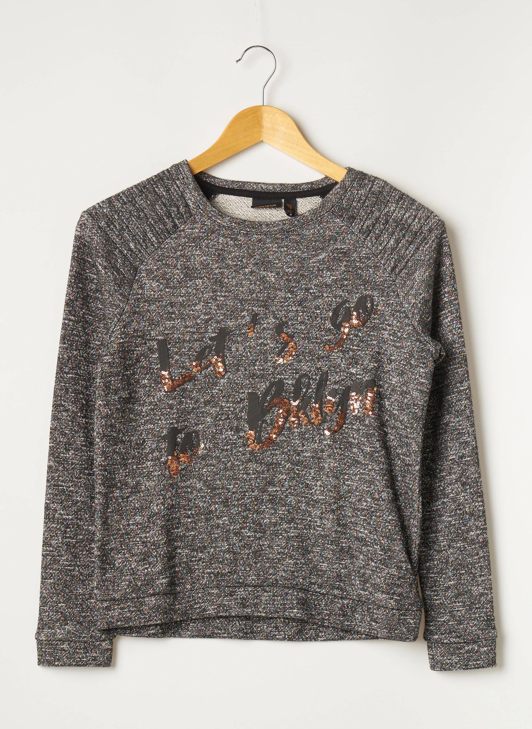 Beckaro Sweats Fille Couleur Gris