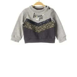 Boboli Sweats Fille Couleur Gris