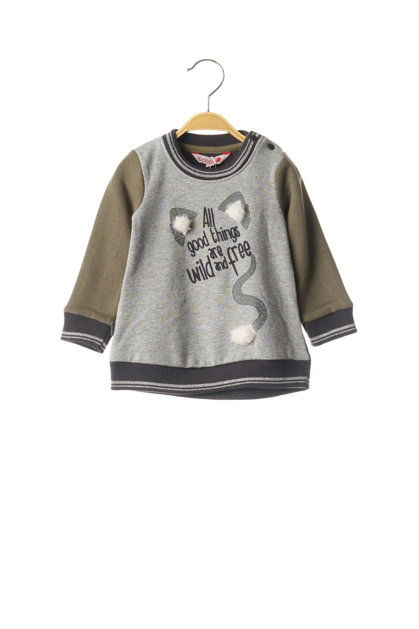 Boboli Sweats Fille Couleur Gris