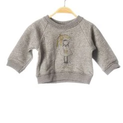LOUIS*LOUISE Louis Louise Sweats Fille Couleur Gris