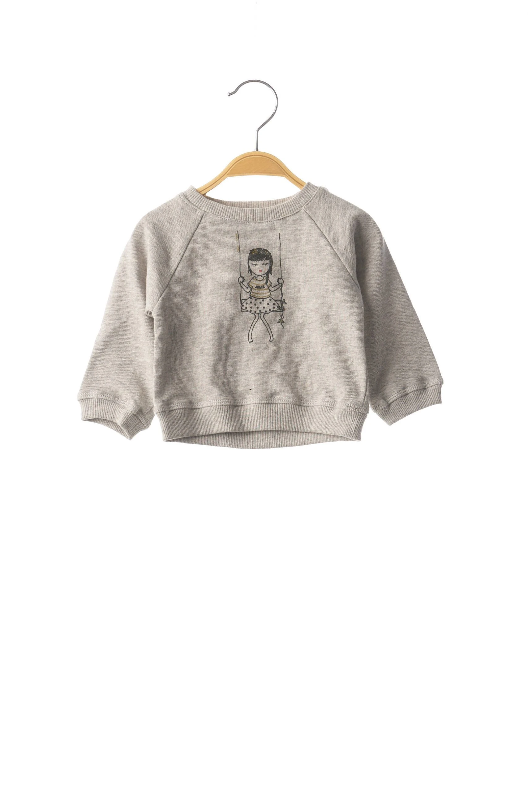 LOUIS*LOUISE Louis Louise Sweats Fille Couleur Gris