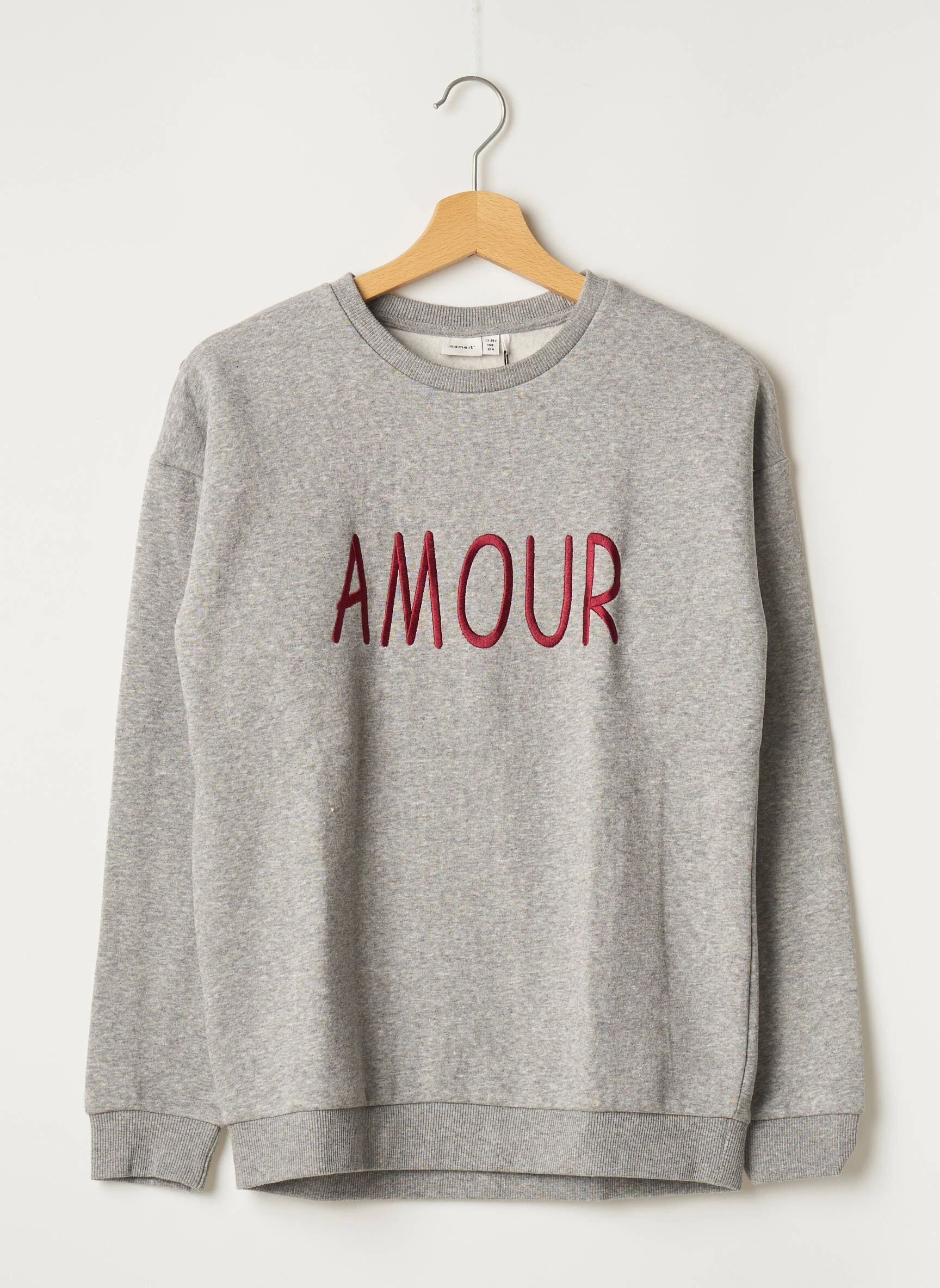 Name It Sweats Fille Couleur Gris