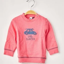 3 Pommes Sweats Fille Couleur Rose