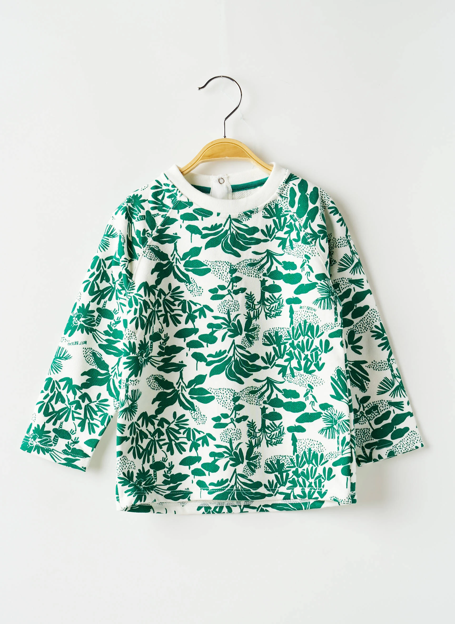 Petit Bateau Sweats Fille Couleur Vert