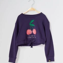 Boboli Sweats Fille Couleur Violet